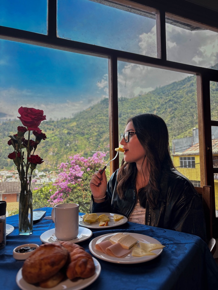 Desayuno con vista